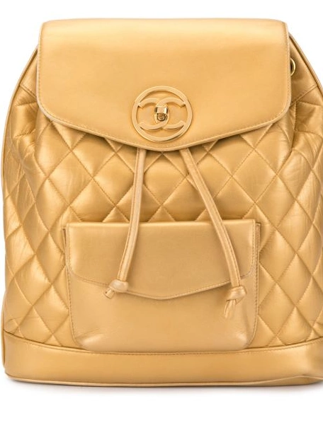 HOT SALE Women CHANEL turn-lock backpack circle 0404
